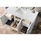 James Martin Vanities Athens 48in Single Vanity, Glossy White w/ 3 CM Eternal Jasmine Pearl Quartz Top E645-V48-GW-3EJP - alternate 3